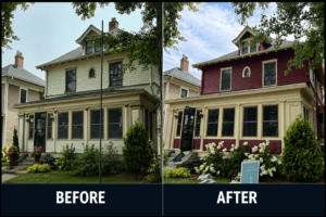 before after
