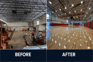 Gym floor